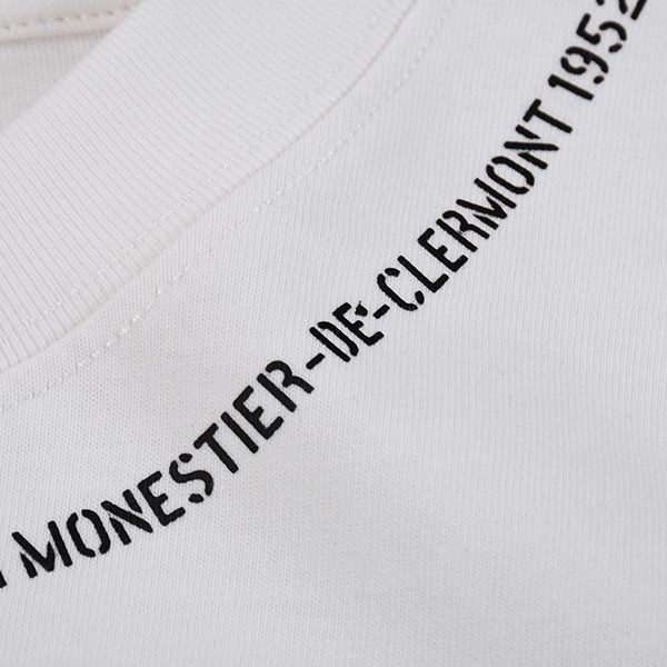 大人気！モンクレール ロゴレタリング 半袖Tシャツ mog43247